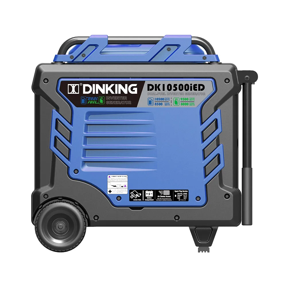 Dinking Factory Best Gas Inverter Generator Dual Fuel Portable Generator 8kw
