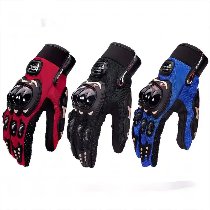 Popular Unisex Racing Motocross Universal Anti-skid Ventilation Touch Screen Motorcycle Riding Gloves