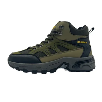 Trending product Hiking Shoe Men Outdoor Boots Waterproof Winter High Top Mountain Climbing Sneakers Hunting Boots for Men