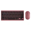 Clavier rechargeable rose + souris rechargeable