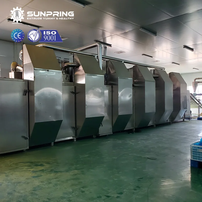 SunPring Cornflakes Machine Breakfast Cereals cheerios Snacks Extruder Breakfast Cereal Manufacturers Machine