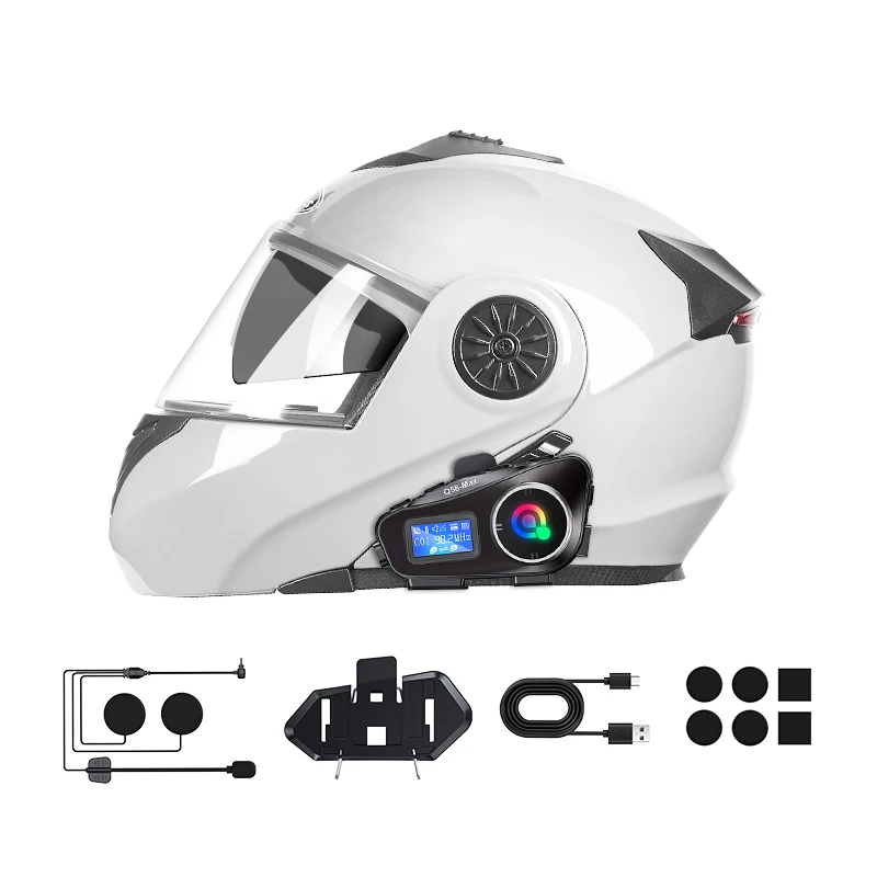 Q58 Max バイク用アクセサリー ヘルメット インターコム ヘッドセット 