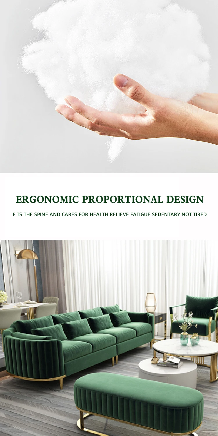 Sofa Set 1 Piece Modern Ergonomics Sofa Chair Cn;gua Italian Style