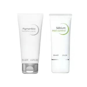 BioOderma Oil Free Pore Refining Squalene Moisturizing Cream 30ml Hydrating Brightening Firming Skin Day Use for All Skin Types