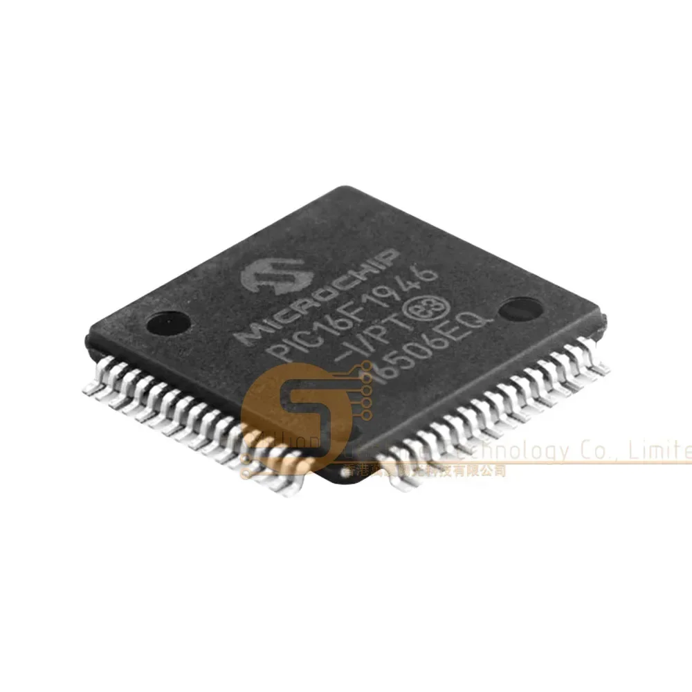 PIC16F1946IPT 8-Bit Microcontroller IC TQFP-64 14KB Flash for Automotive Industrial Control