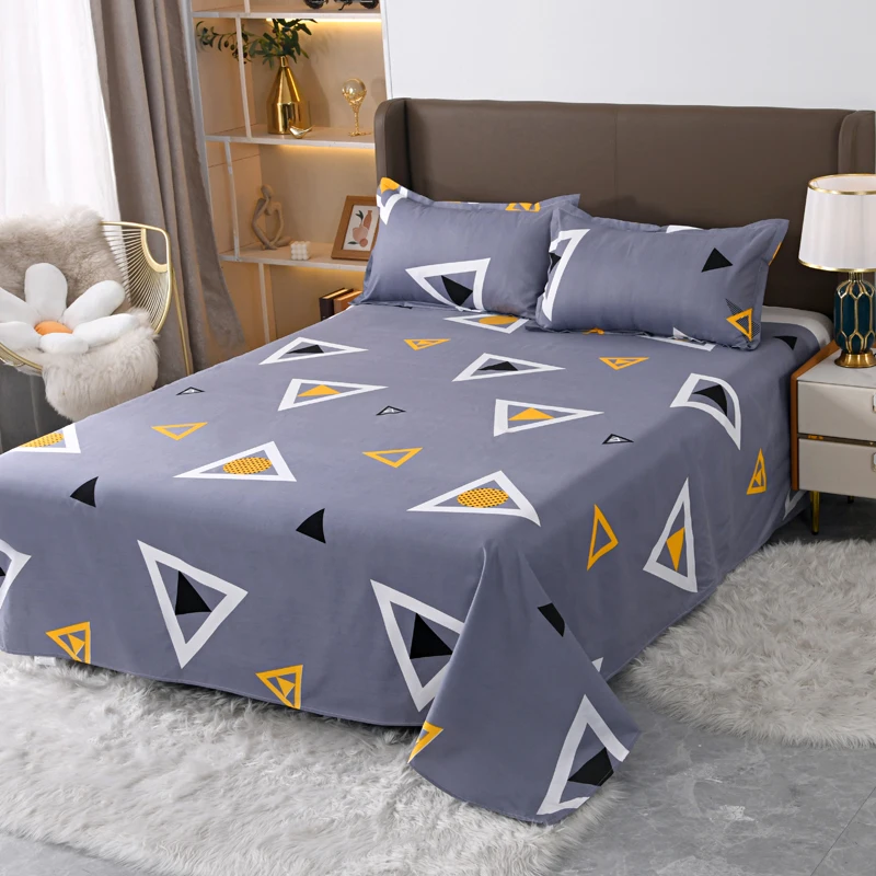 Factory Supplier Microfiber Bed Sheet Set Printed Flat Bed Sheet Buy