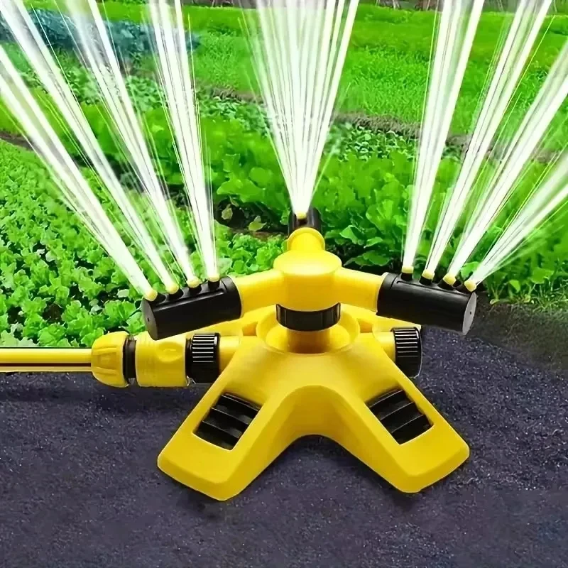 360 Degrees Automatic Rotation Garden Sprinklers Courtyard Lawn Large Area Coverage Sprinkler Irrigation Water Gardening Tools