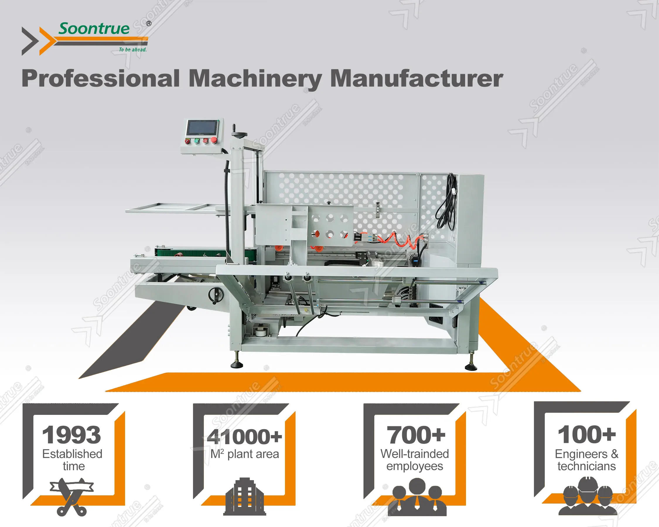 Box Operator Machine E-commerce Medium Speed Semi Automatic case Box Opener Horizontal ...