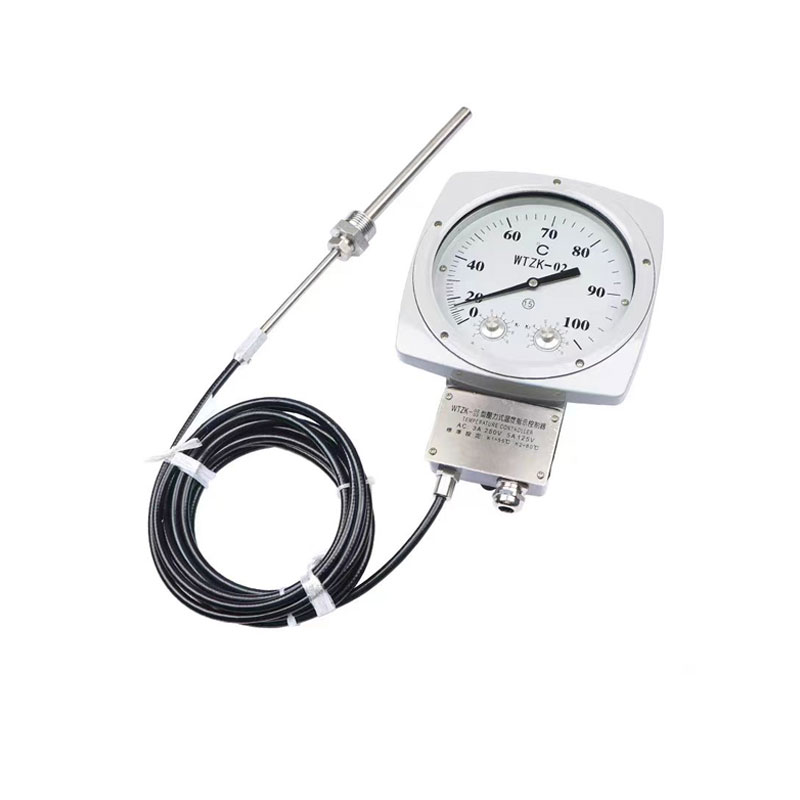 Industrial Capillary Oil Level Temperature Gauge Remote Display
