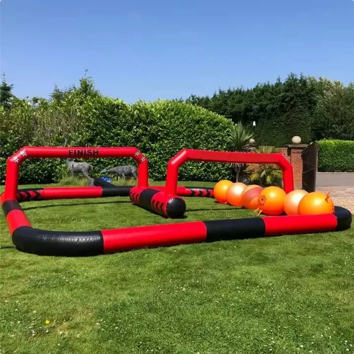 Толстый надувной бампер из ПВХ для парка развлечений гоночный трек