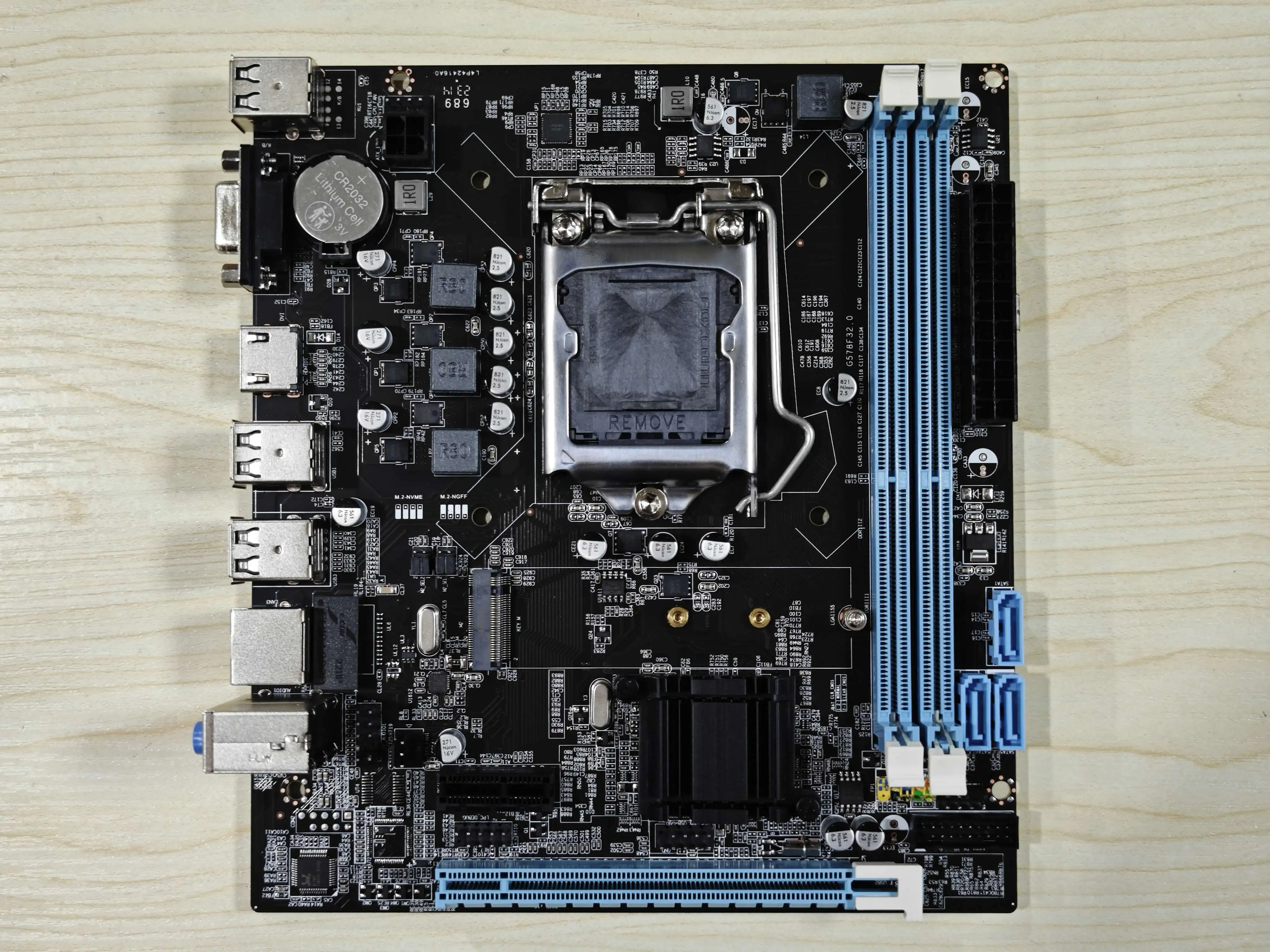H61 Pc Cheap Price H61 Motherboard Ddr3 M.2 Max 32gb Lga 1155 Dual Ddr3 ...