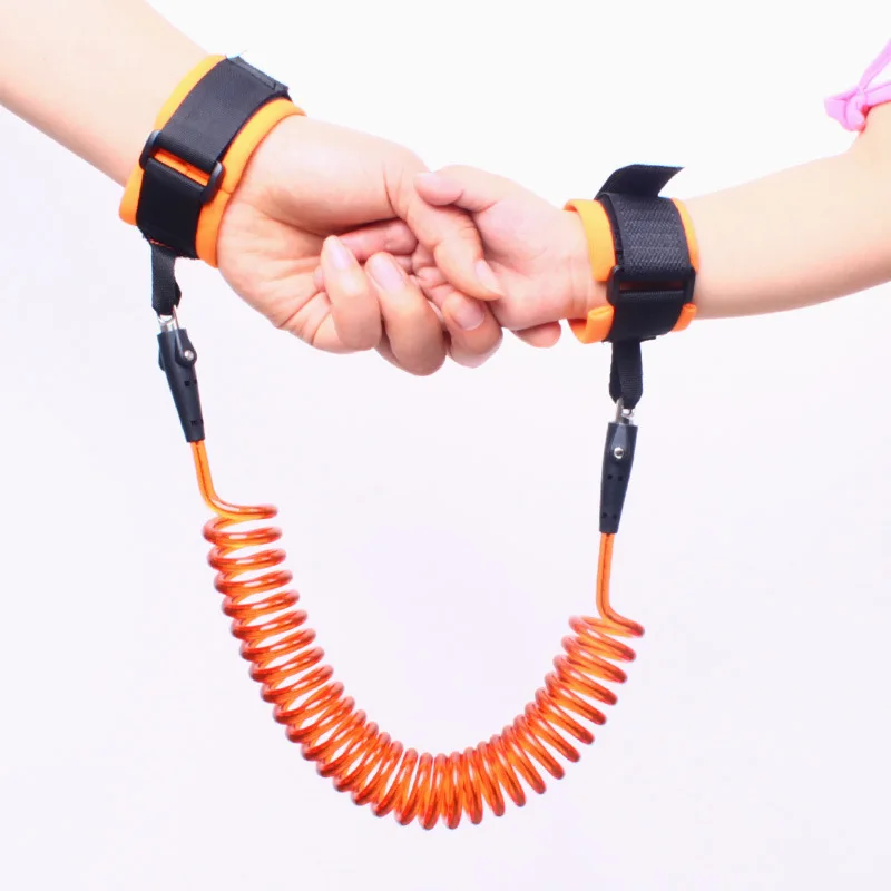 Asien Baby Child Anti Lost Wrist Link Safety Harness Strap Rope Leash Walking Hand Belt 