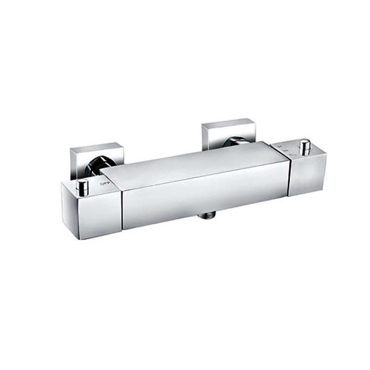 Modern Square Thermostatic Exposed Shower Valve