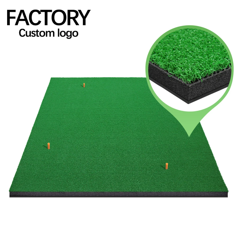 DJD001 3D Golf Practice Driving Range Mat Tee-up Golf Hitting Mat Essential Training Aids for Golfers