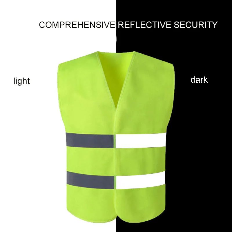 Недорогой велосипедный белый светоотражающий велосипедный жилет с логотипом для взрослых Jinhua Yiwu, светоотражающий полицейский защитный жилет для мужчин