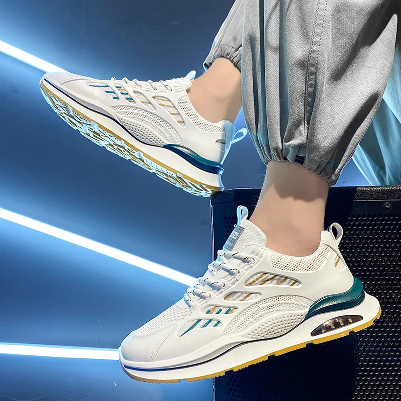 Fast Shipping Men Breathable Running Shoes Outdoor Sport Fashion Casual Shoes