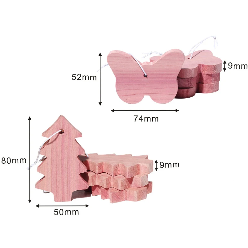 Клетки и ящики репеллент моли кольца из свежего кедра для вешалки кедровые