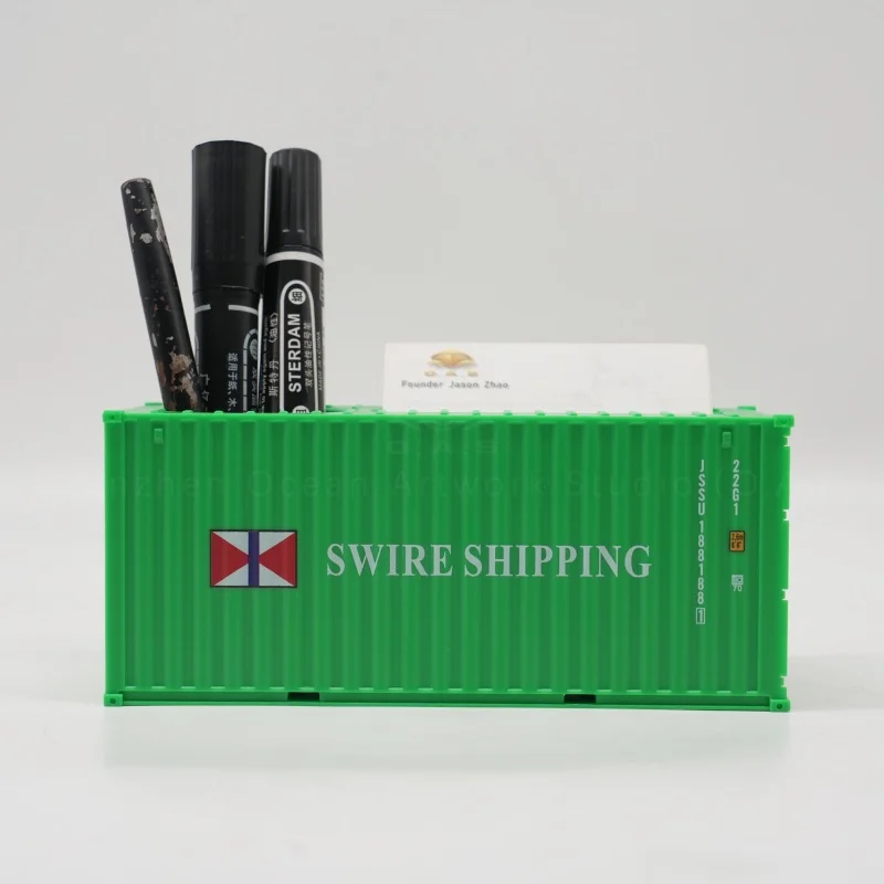 【LAC】Plastic Storage Box Model Scale 1:35 Shipping Container O.A.S Factory Customizable UV Printed Pen Holder Model Gifts