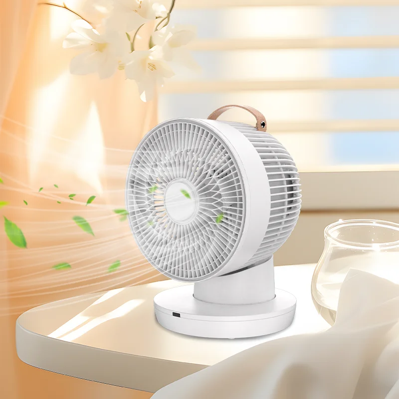 High Speed Air Circulation Desk Fan Low Noise Remote Control 7Inch 3D Dc Air Circulation Fan