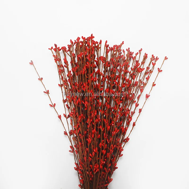 100pcs 65cm Wedding Garland Artificial Flower Head Ring Pip Berry