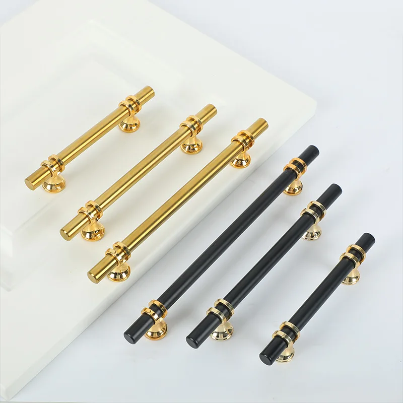 Modern Simple Styles Pull Cabinet Black Handle Stainless Steel Kitchen New Design Wardrobe Cabinet Door Handle