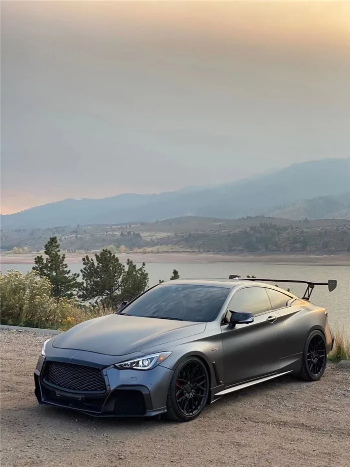 For Infiniti Q60 Body Kit Q60 Carbon Fiber Front And Rear Bumper
