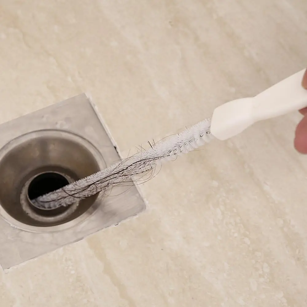Long Tube Stainless Steel Sink Drain Overflow Cleaning Brush Drainage ...