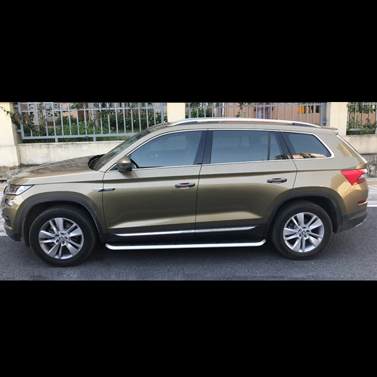 Aluminum SUV Running Board Side Step Bar for Skoda Kodiaq Accessories 2017 2018 2019 2023