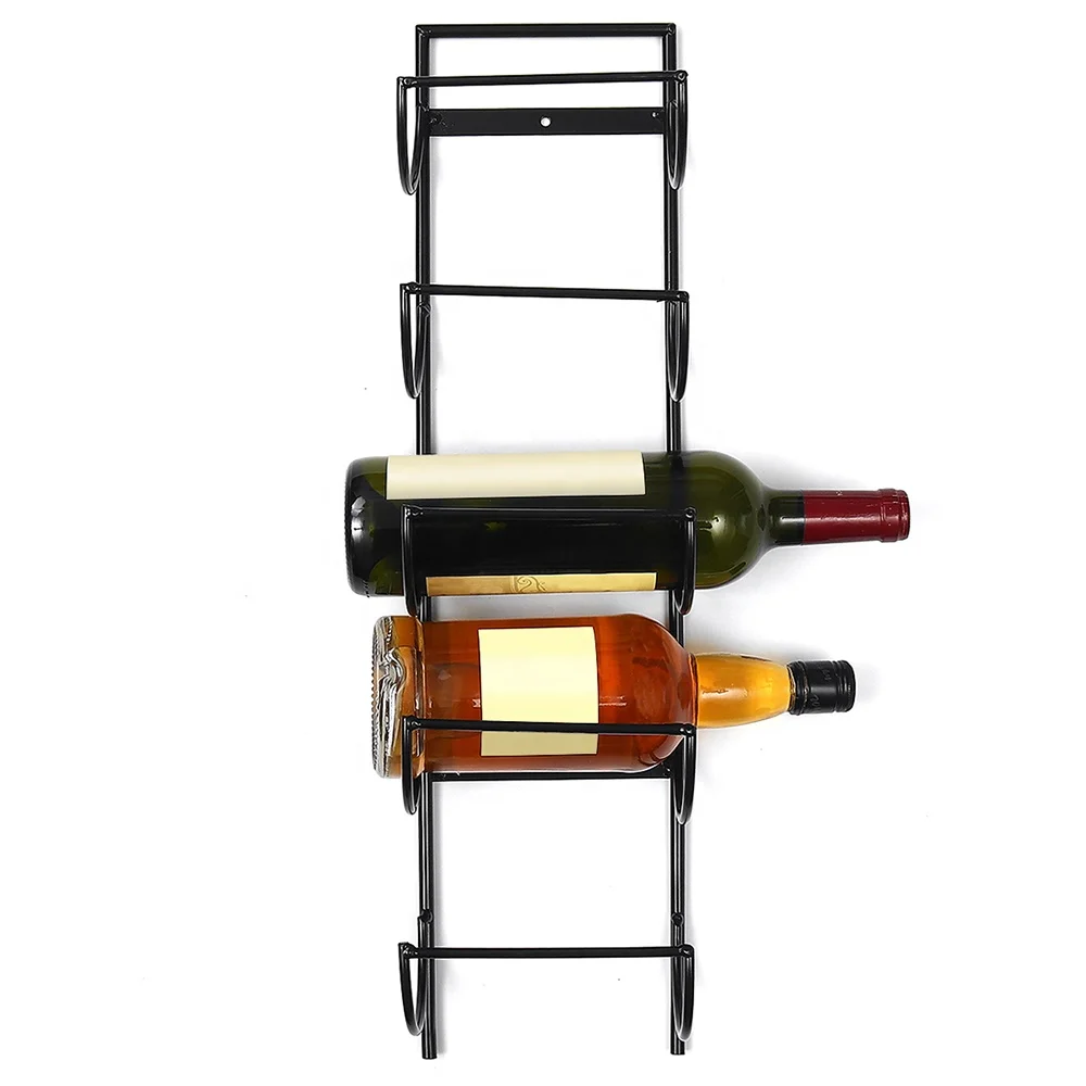 粉末涂料热销壁挂式金属红酒展示架