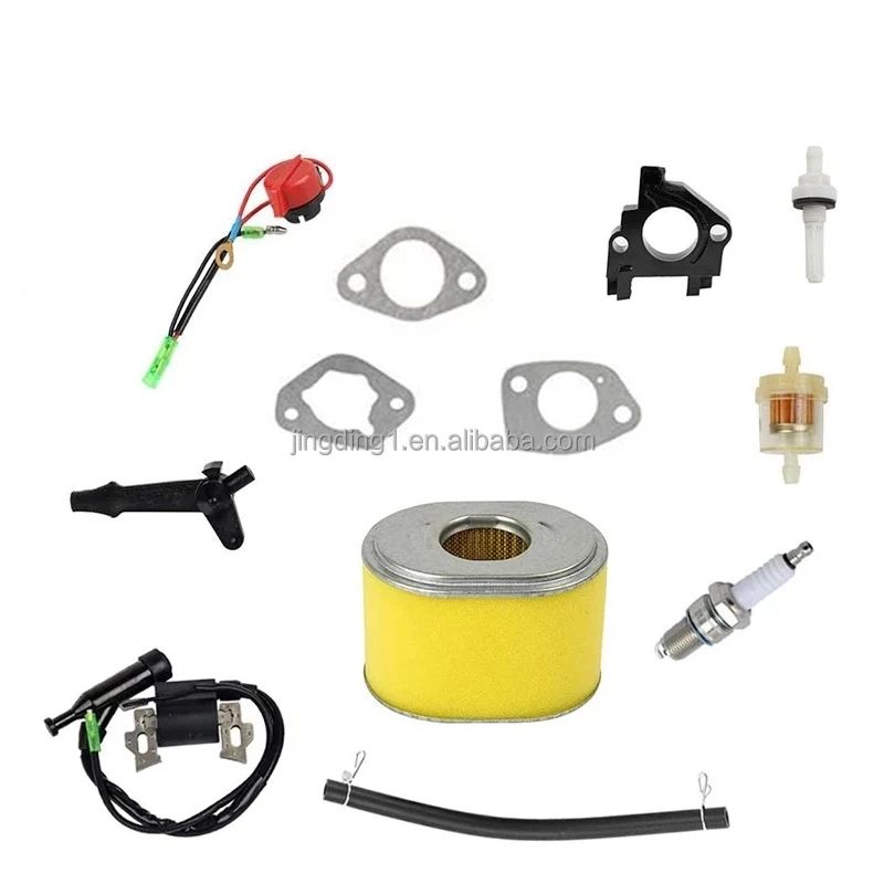 Carburetor Ignition Coil Air Filter Kit for Honda GX340, GX360, GX390