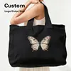 Black canvas bag
