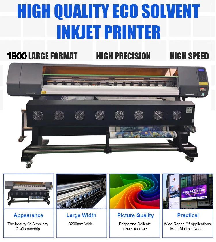 Buy Eco Solvent Printer A3,Large Eco 