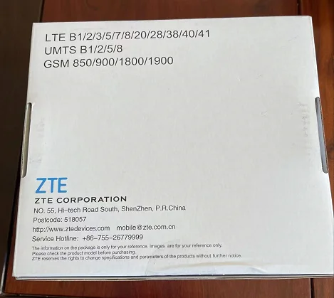 Zte Mf293n 4g Lte Wifi Router / Zte Mf293n 4g Cpe Router With Band B1/2 ...