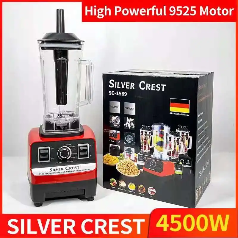 Silver Crest Blender 4500w Big Powerful Smoothies Maker Large