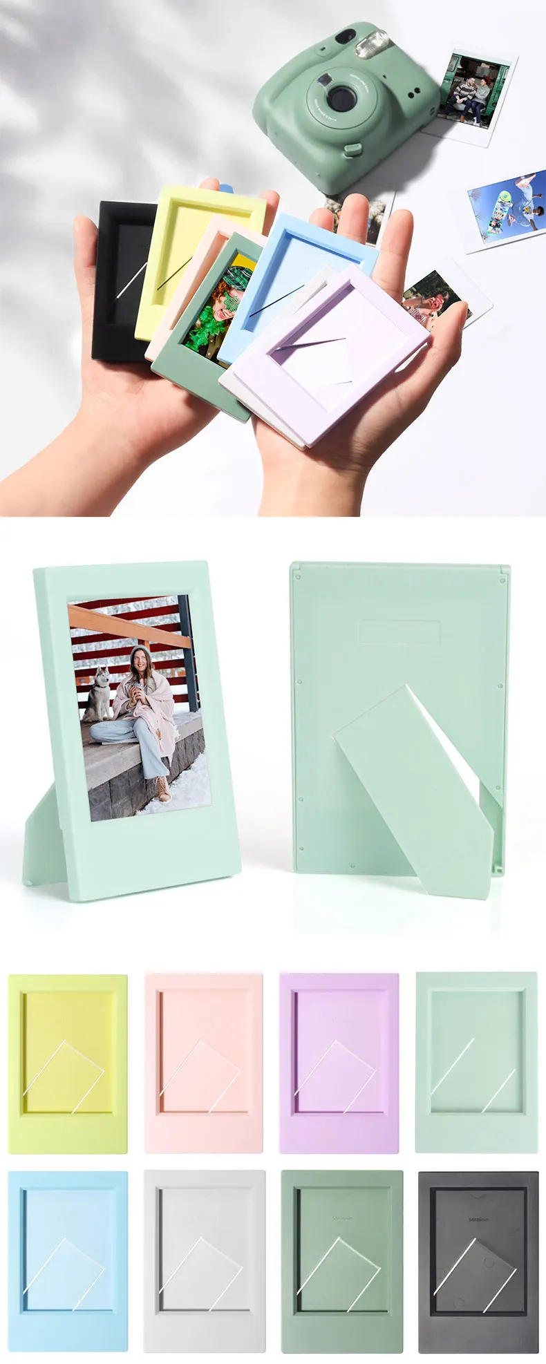 Mini Picframe Mini Photo Picture Frames for Desktop and Tabletop, 3 Inches Mini ...