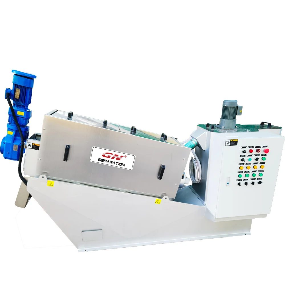 Аппарат для обезвоживания осадка многодисковый винтовой пресс используемый