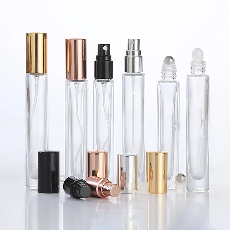 Portable Small 10ml 15ml Travel Refillable Mini Empty Perfume Glass ...