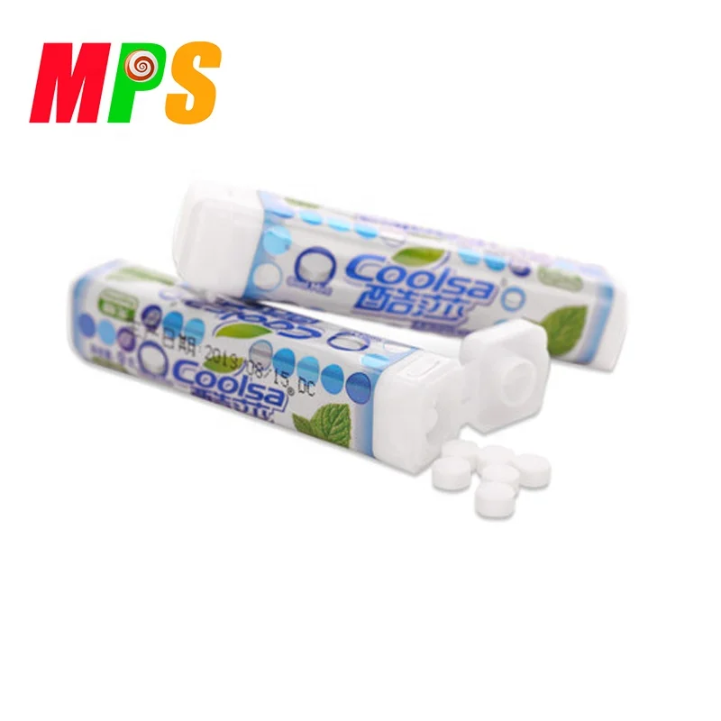 Powerful Fresh Breath Mint Flavor Tablet Press Candy