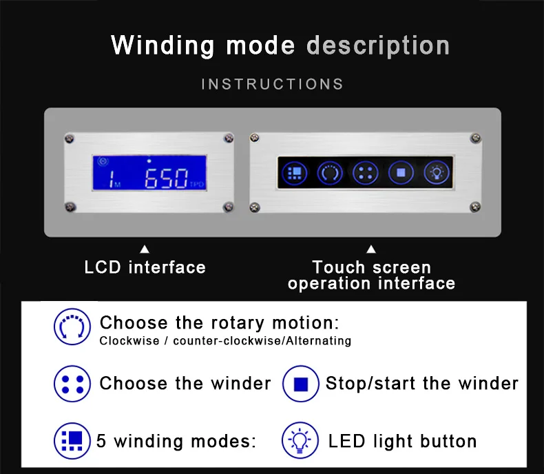 Home custom storage jewellery watches motor watchmaker cabinet watch winder box