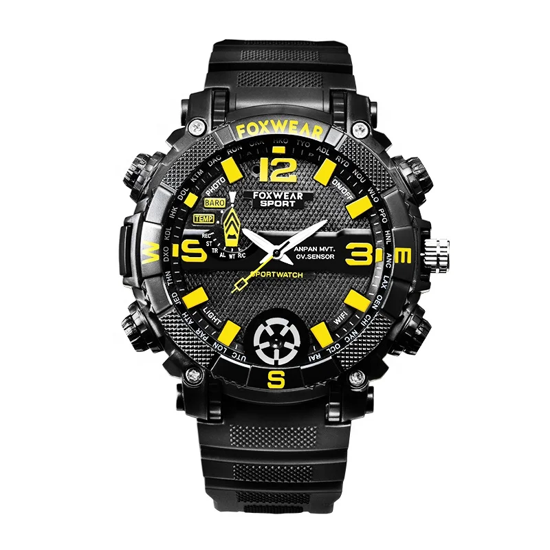 Смарт-часы FOX9 спортивные часы профессиональный подключение Wi-Fi камера Запись мужские Smartwatch для IOS и ПК с системой