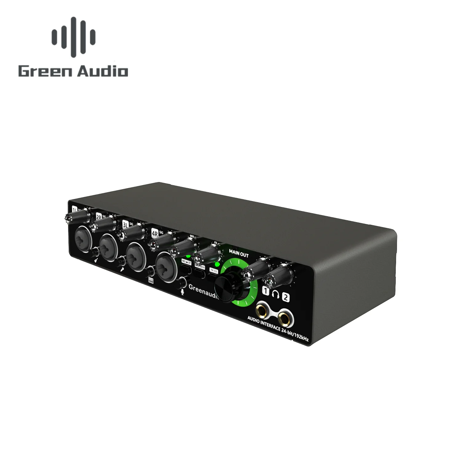 Gaxmd44 Oem Professional 24bit 192khz Interface De Audio 4 In 4 Audio Interface For Podcast