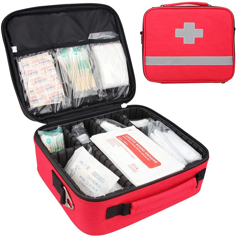 Red Box C Empty First Aid Pouch Packaging Type Bag Model NameNumber  EIS12541
