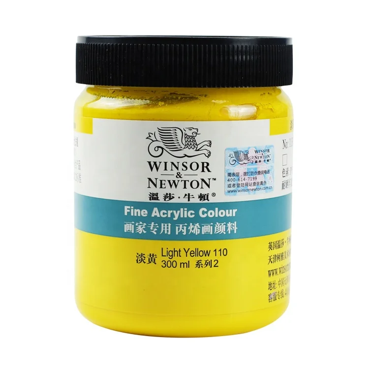 Winsor and Newton Level S1 From 60 Colours of 300ml Artist Grade Acrylic Liquid Paints Pigment for Art Supplies