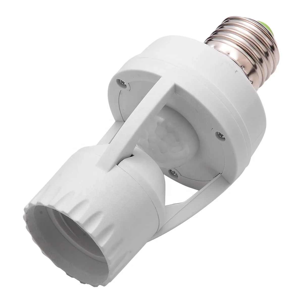 360 Degree PIR Induction Motion Sensor E27 Plug Socket LED Light Infrared Motion Sensor  Lamp Holder