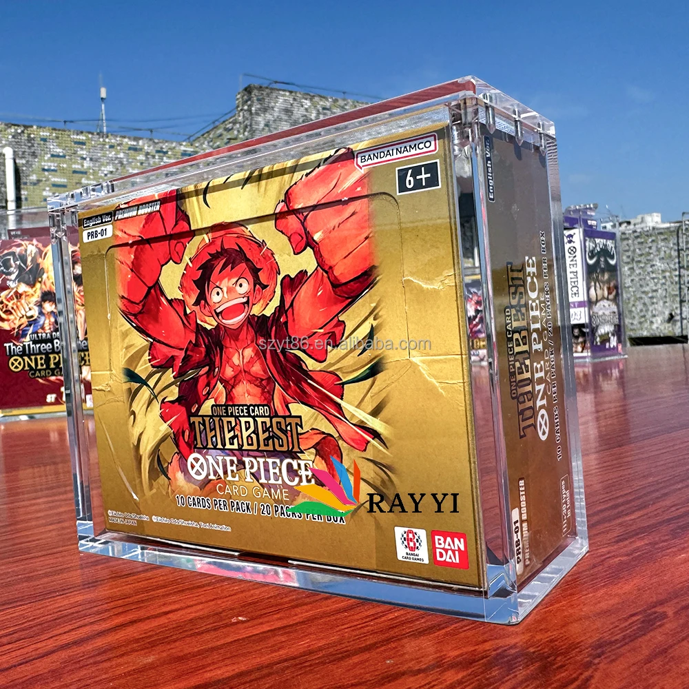 The Best Premium One Piece Booster Box English PRB-01 Acrylic Display Case|  Alibaba.com