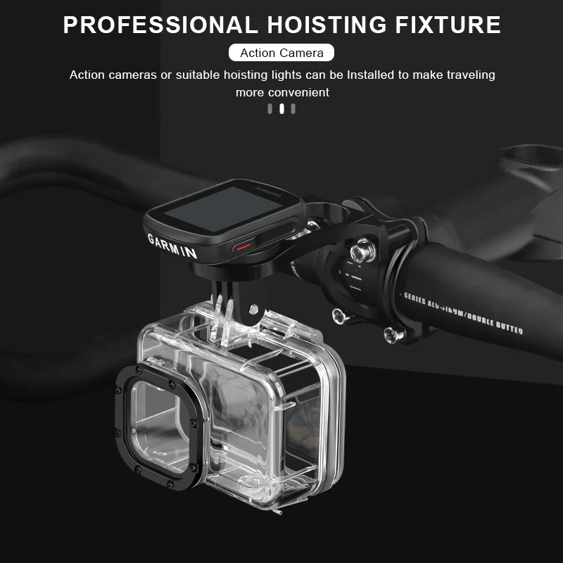 Bicycle Computer Camera Holder  Bike Handlebar Mount Stopwatch Speedometer Bracket for Garmin Edge Bryton Cateye