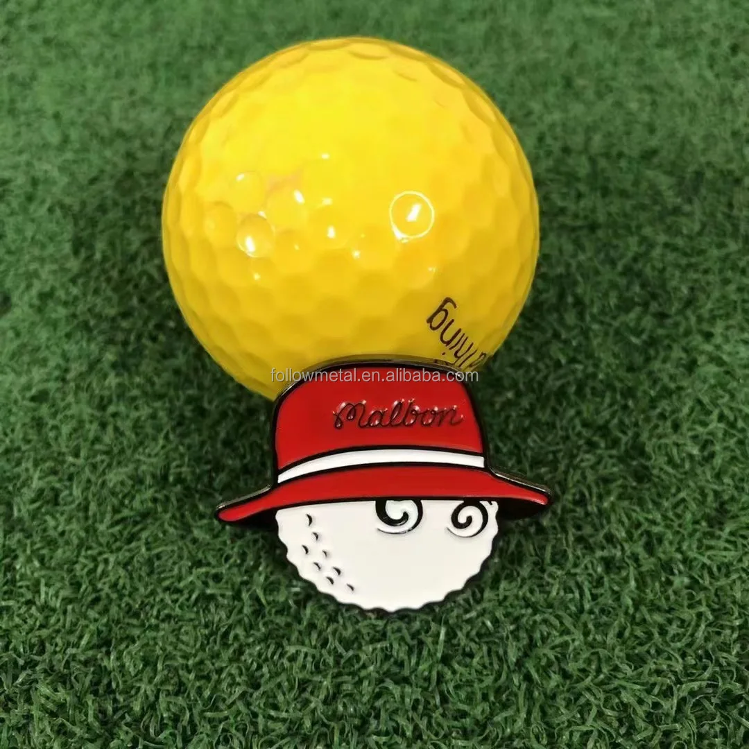 Cartoon Style Custom Metal Golf Ball Marker Golf Ball Position Marker Golf Marker Buy Blank
