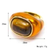 Golden tiger eye stone