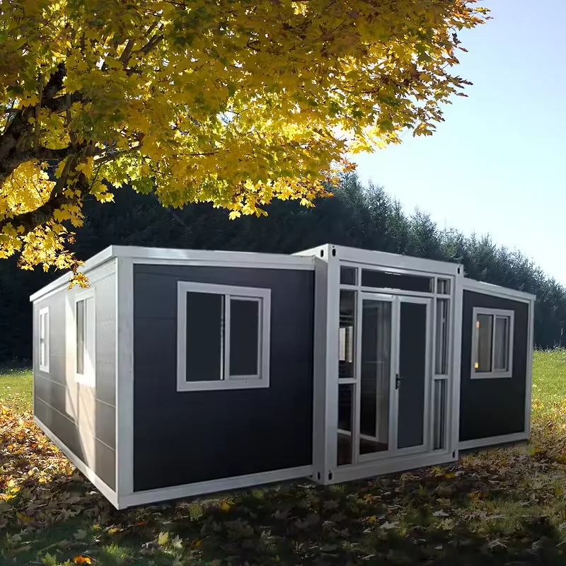 Høj kvalitet luxury 20ft fragtskib lille 3 soveværelses containerhuse prefab huse produceret i Kina