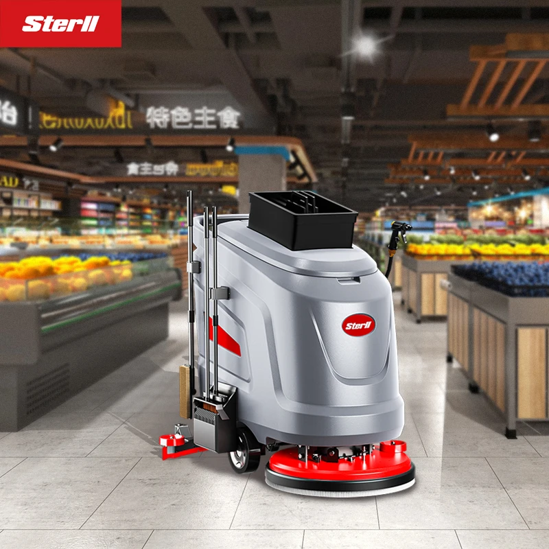 Sterll SX530 Mesin cuci self-propelled Scrubber baterai litium Mesin cuci kecil